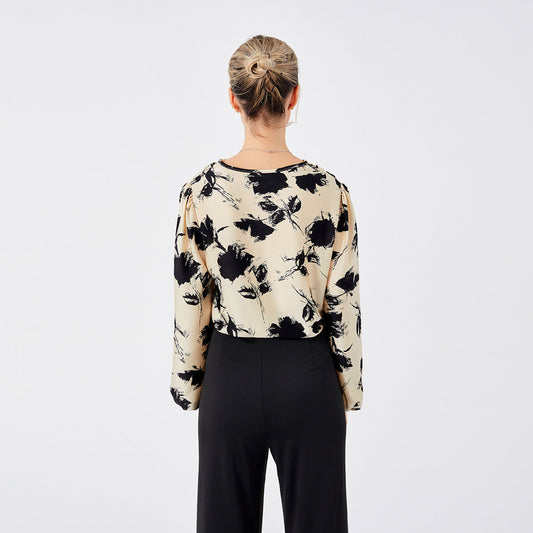 Zuly Blouse élégante imprimée par des dames