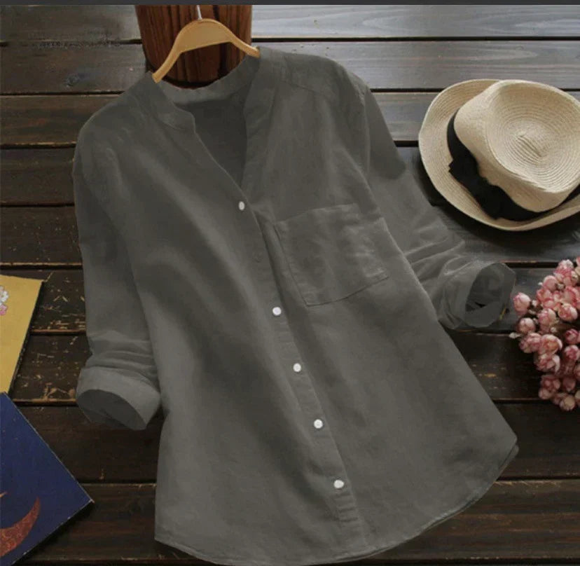 Kaarie | Klassieke Elegante Blouse voor de Lente