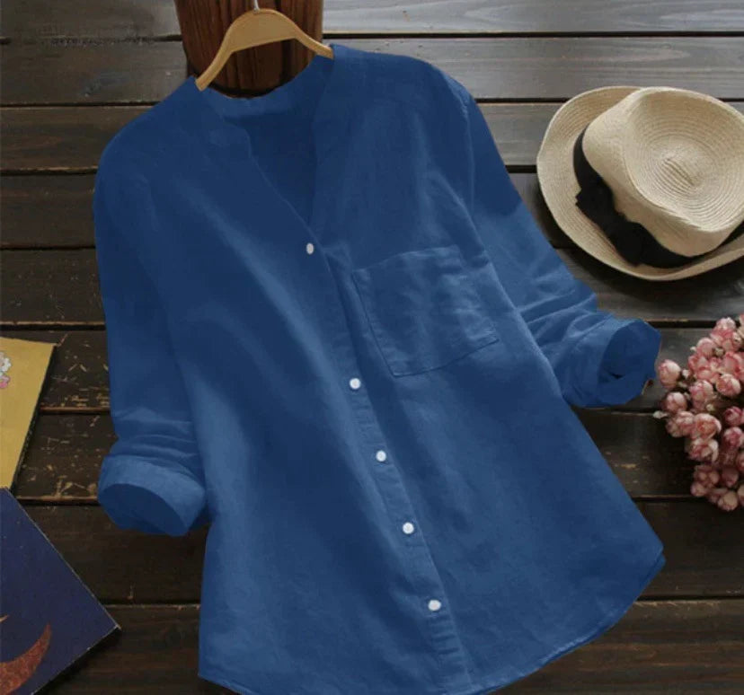 Kaarie | Klassieke Elegante Blouse voor de Lente