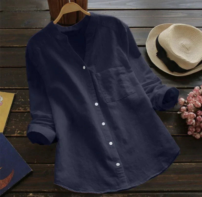 Kaarie | Klassieke Elegante Blouse voor de Lente