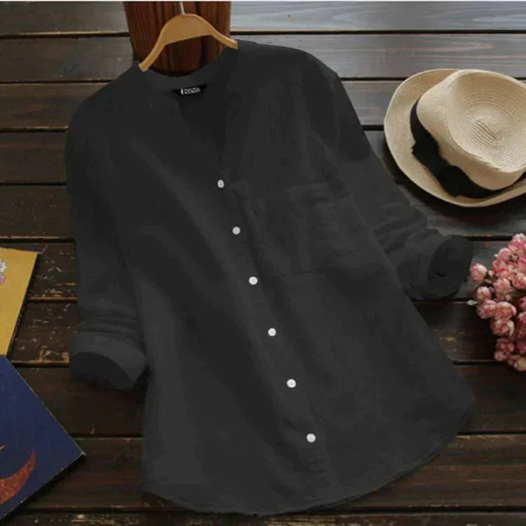 Kaarie | Klassieke Elegante Blouse voor de Lente