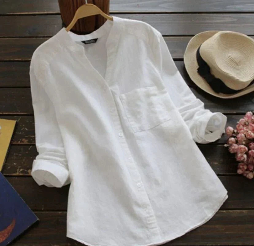 Kaarie | Klassieke Elegante Blouse voor de Lente
