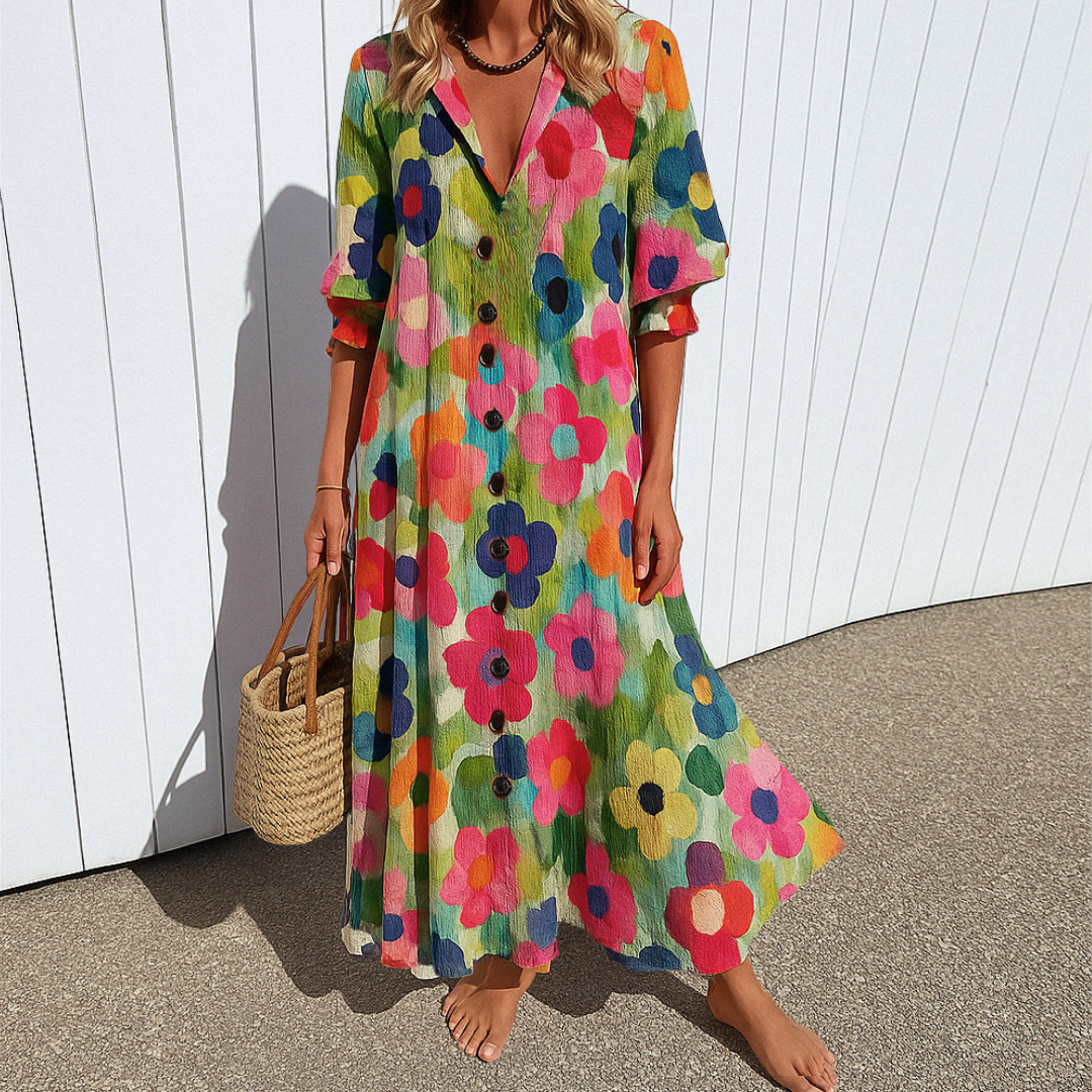 Aimee | Elegant Afslankende Zomer Jurk voor Dames
