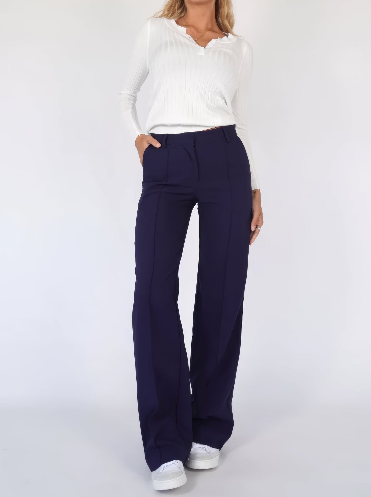 Elianny - Casual Geplooide Broek voor Vrouwen
