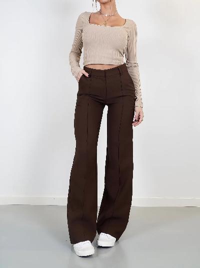 Elianny - Casual Geplooide Broek voor Vrouwen