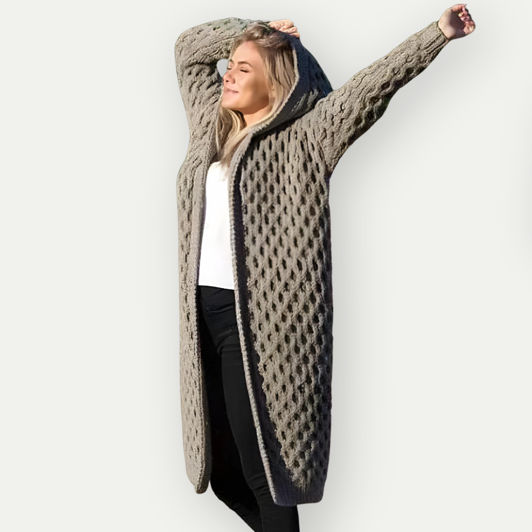 Damesvest met capuchon