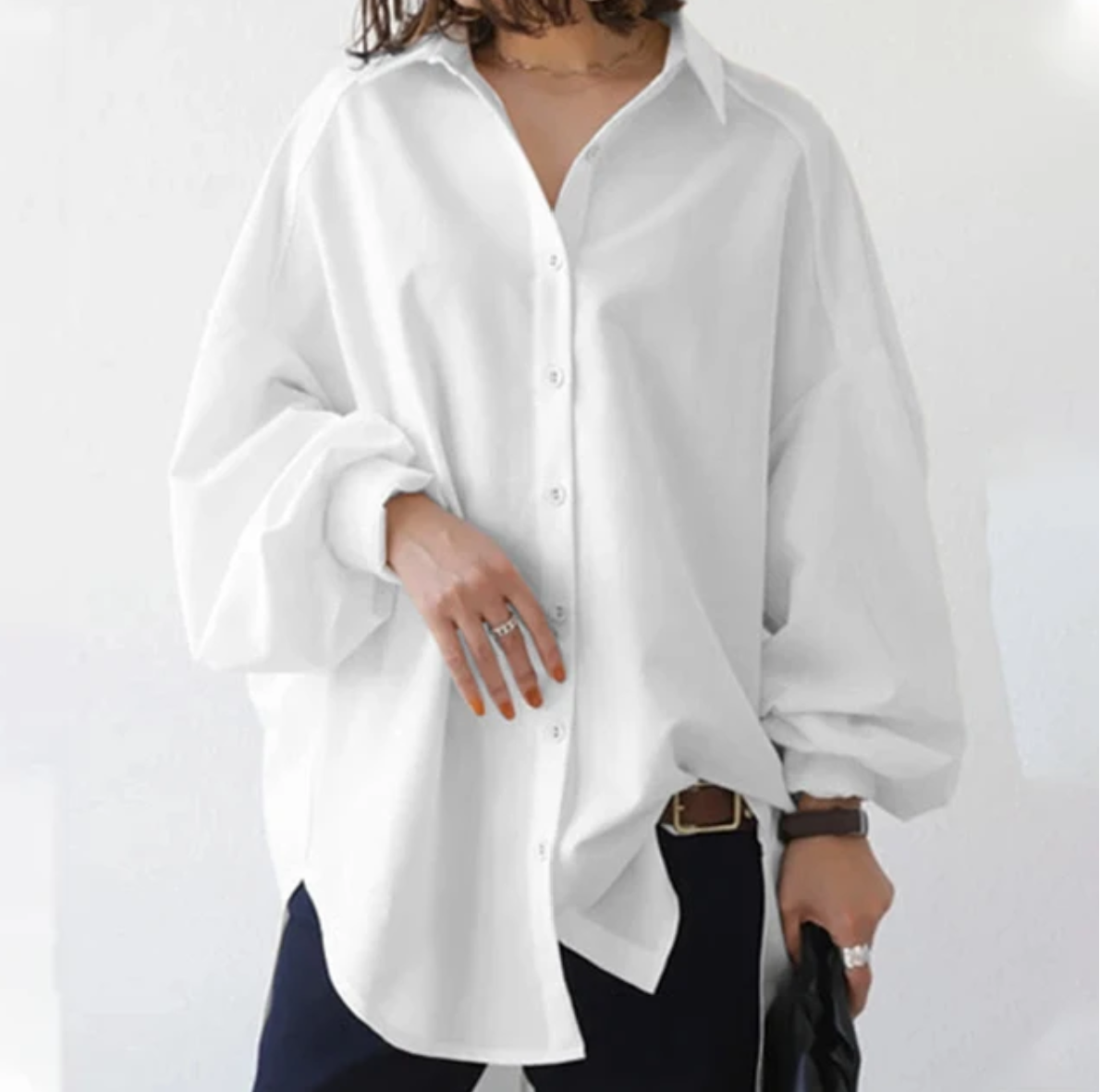 Antonia - Damesblouse met modieuze revers