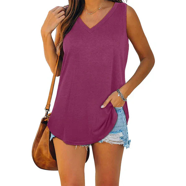 Nana - V-hals jersey tanktop