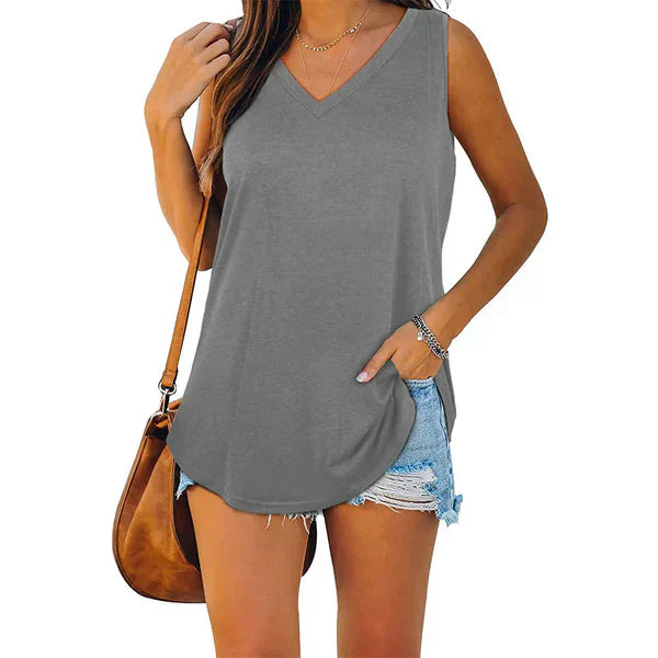 Nana - V-hals jersey tanktop