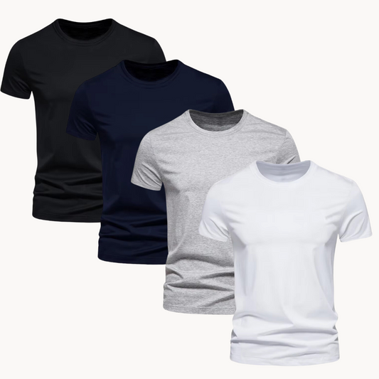 Lazlo | Tijdloze Crew Tshirts Set van 4