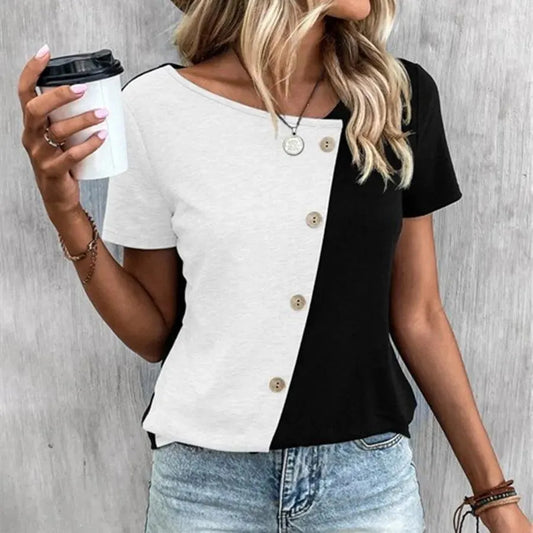 Dames Tshirt met Korte Mouwen
