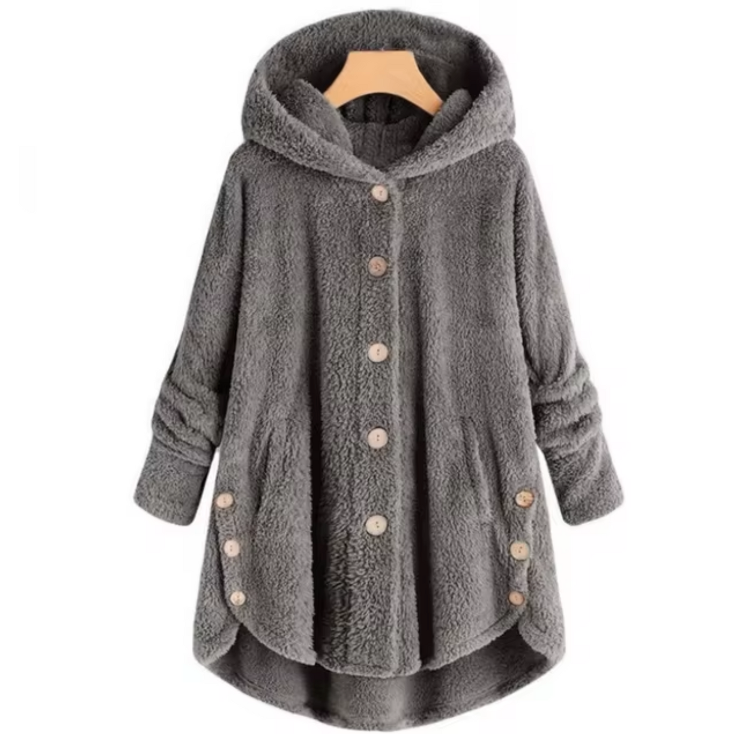 Nora - Pluche jas van wollen teddybeer