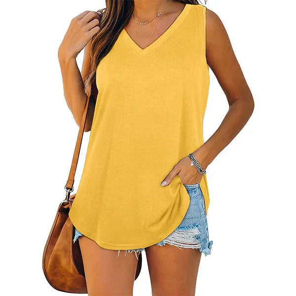 Nana - V-hals jersey tanktop