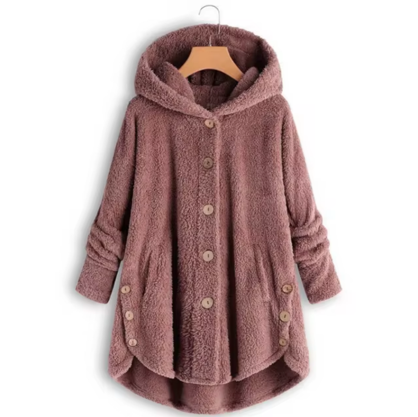 Nora - Pluche jas van wollen teddybeer