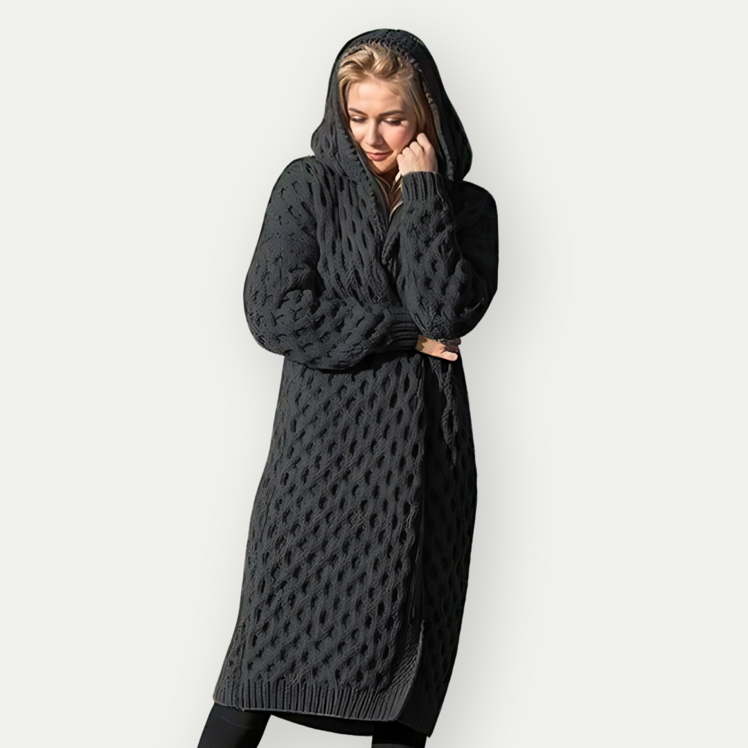Damesvest met capuchon