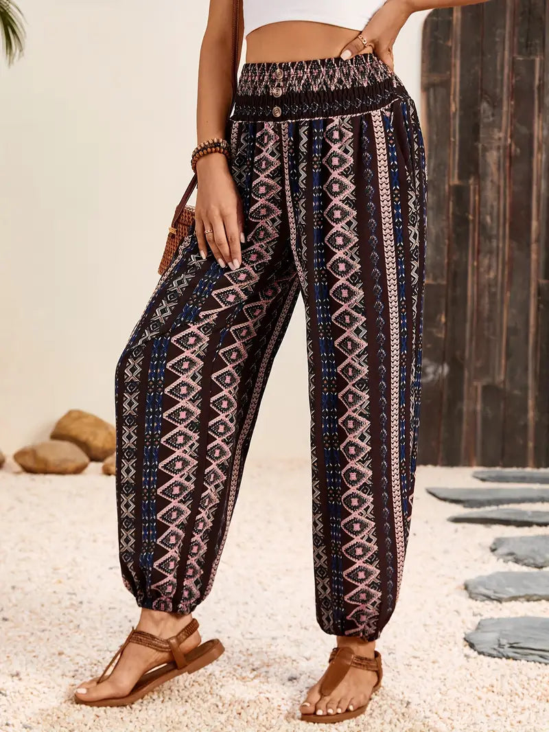 Anna | Relaxed Fit Palazzo Broek | Bohemian Chic | Zachte Viscose