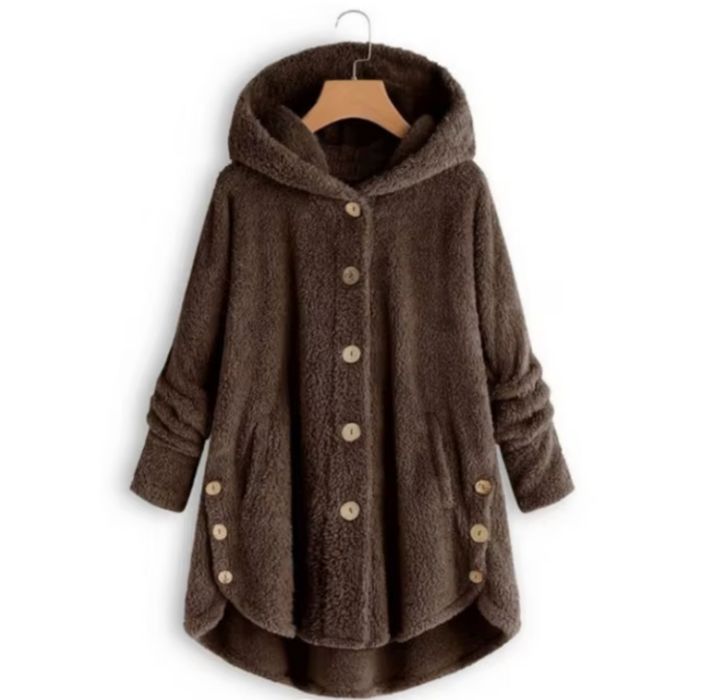 Nora - Pluche jas van wollen teddybeer