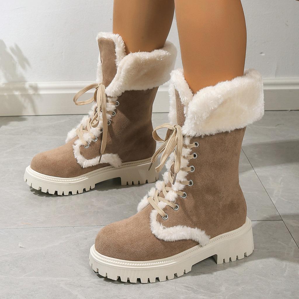 Warme Snowboots van Suède | Beau Beschermend en Stijlvol Ideaal voor Winterse Dagen