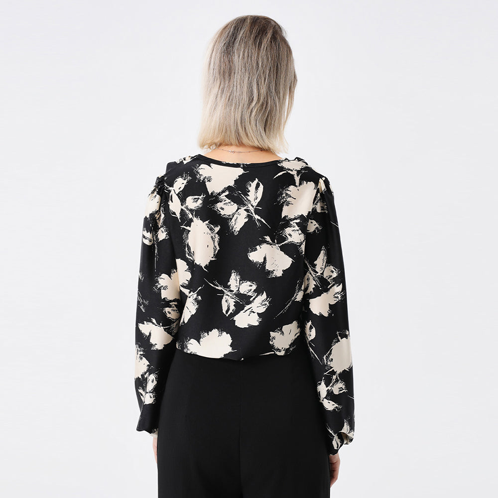 Zuly Blouse élégante imprimée par des dames