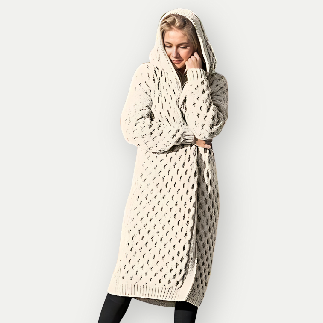 Damesvest met capuchon