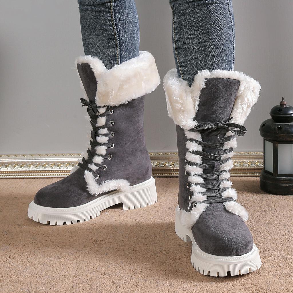 Warme Snowboots van Suède | Beau Beschermend en Stijlvol Ideaal voor Winterse Dagen