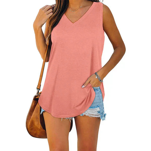 Nana - V-hals jersey tanktop