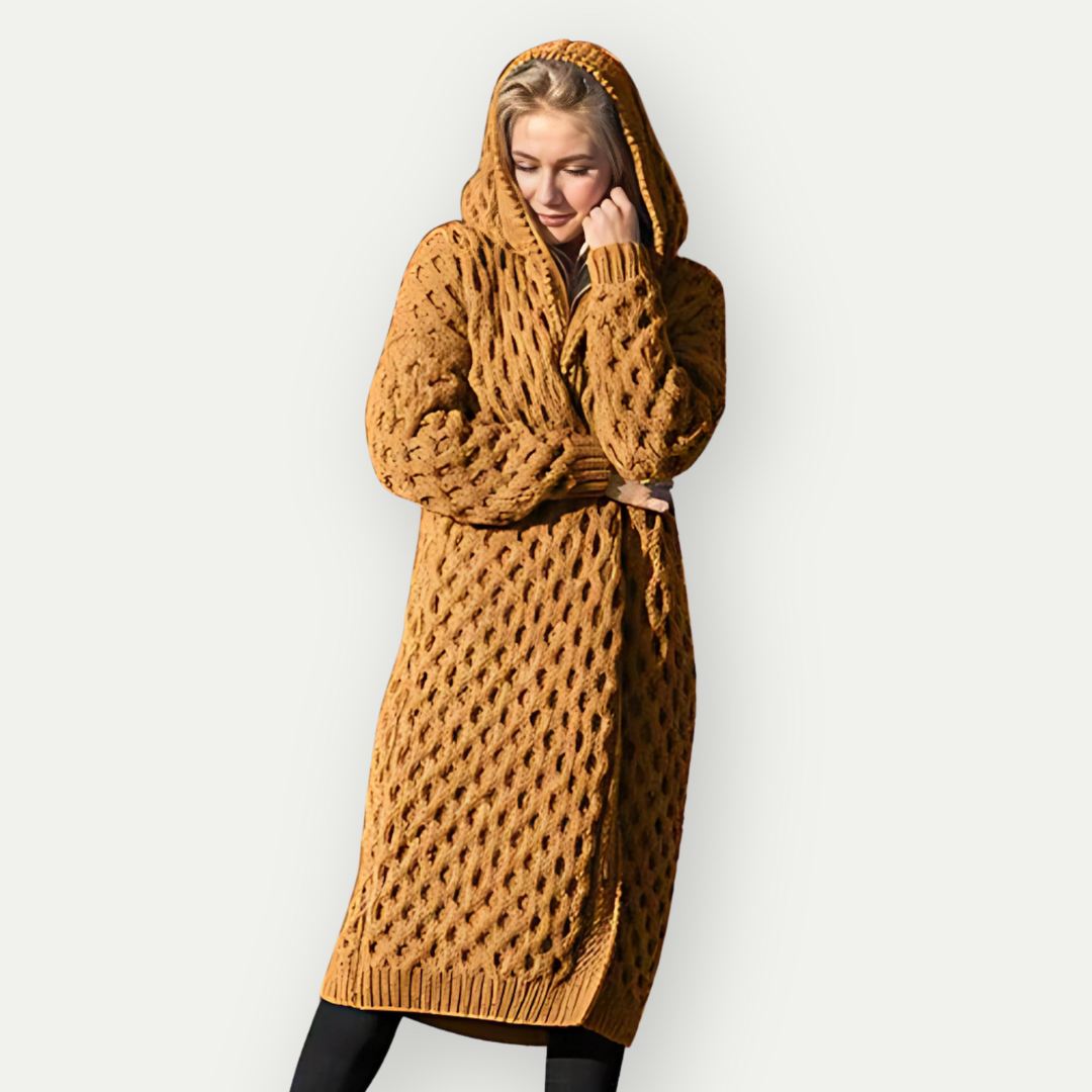 Damesvest met capuchon