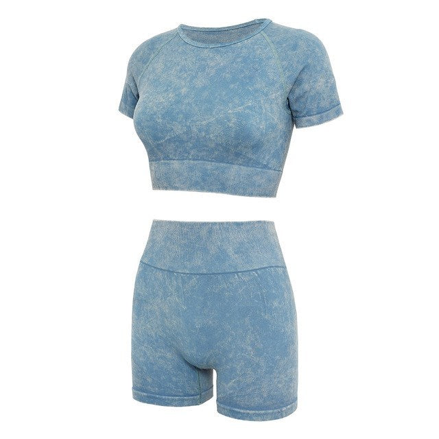 Naadloze yoga sportkleding set