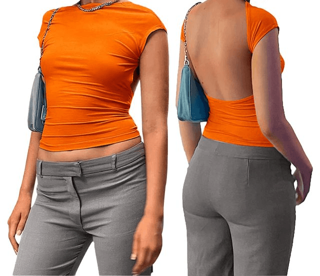 Aansluitende Top Casual Basis Zacht en Rekbaar Materiaal Perfect voor Dagelijks Gebruik