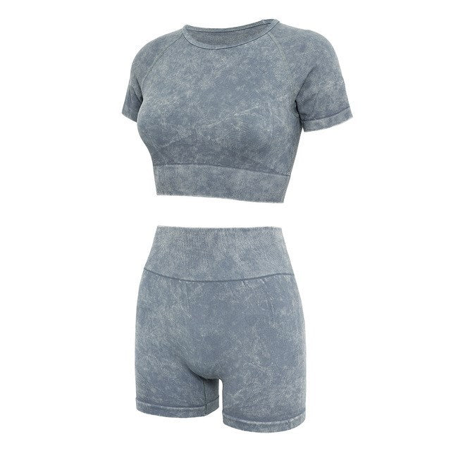 Naadloze yoga sportkleding set
