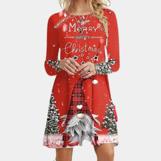 KEKA Moderne Kerstjurk voor Dames