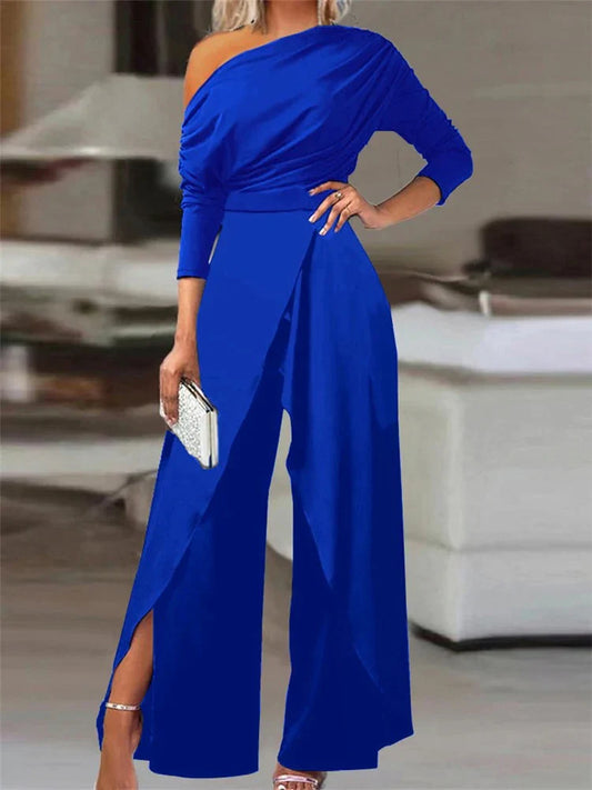 Luxe jumpsuit met lange mouwen Alvia