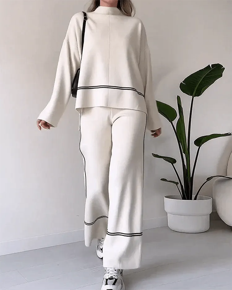 Vrijetijdskleding Set Luxe Comfort Verfijnd Perfect voor Relaxte Dagen