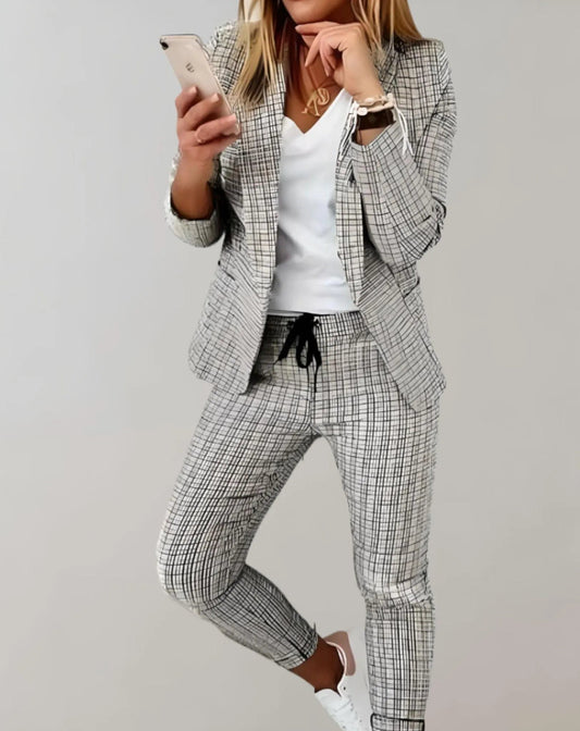 Tweedelige Set HOPE Katoenmix in Grijs, Zwart, Bruin, Wit, Kaki Perfect voor Alle Seizoenen