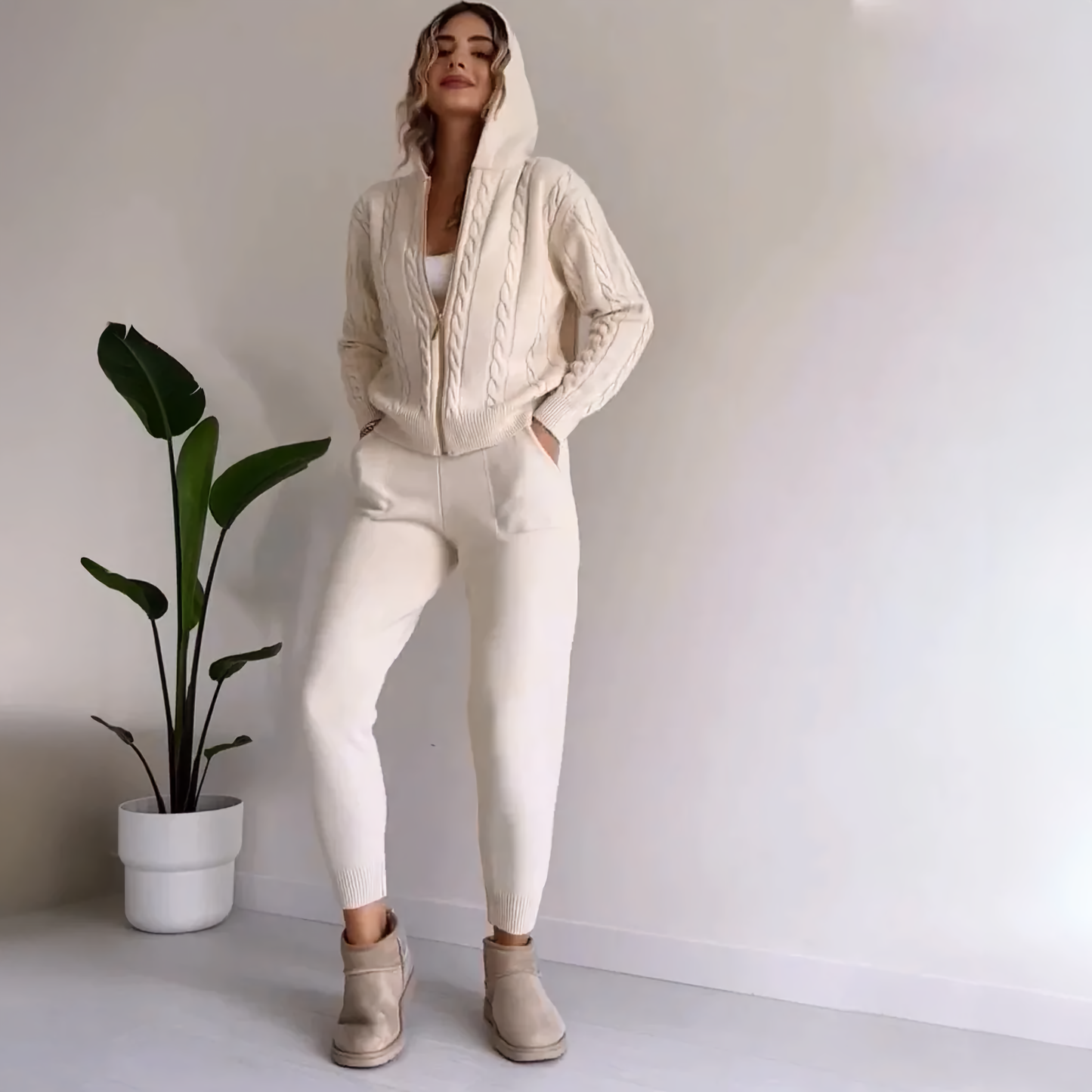Gebreide set Bianka