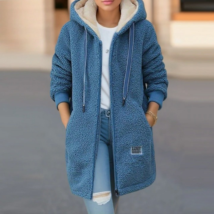 Stella trendy warme teddy jas
