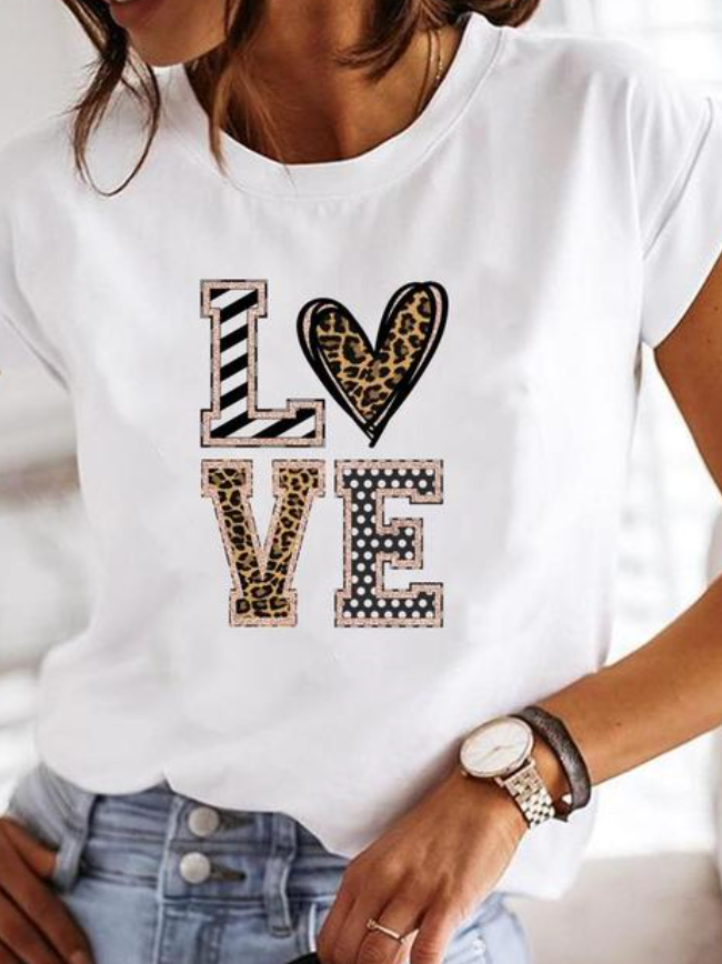 Osalinda - Stijlvol T-shirt met extravagante zomermotieven