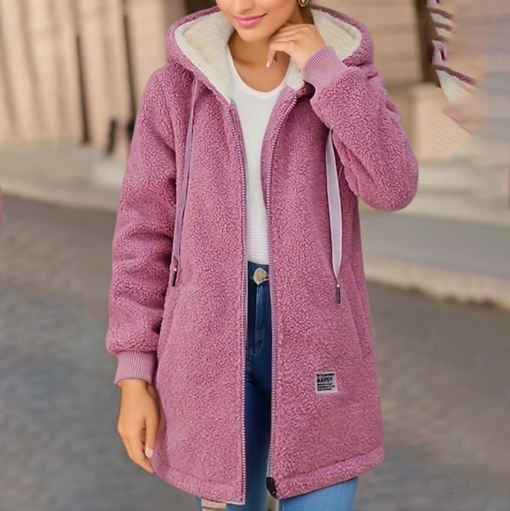 Stella trendy warme teddy jas