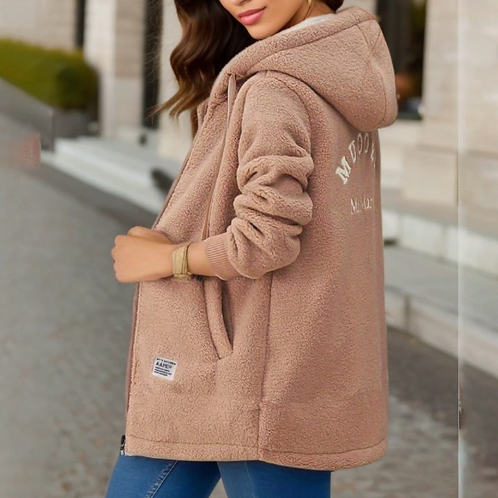 Stella trendy warme teddy jas