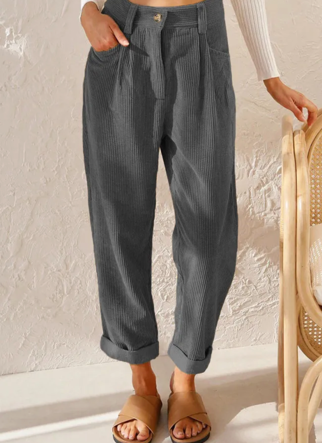 ALINE - Stijlvolle Corduroy Broek