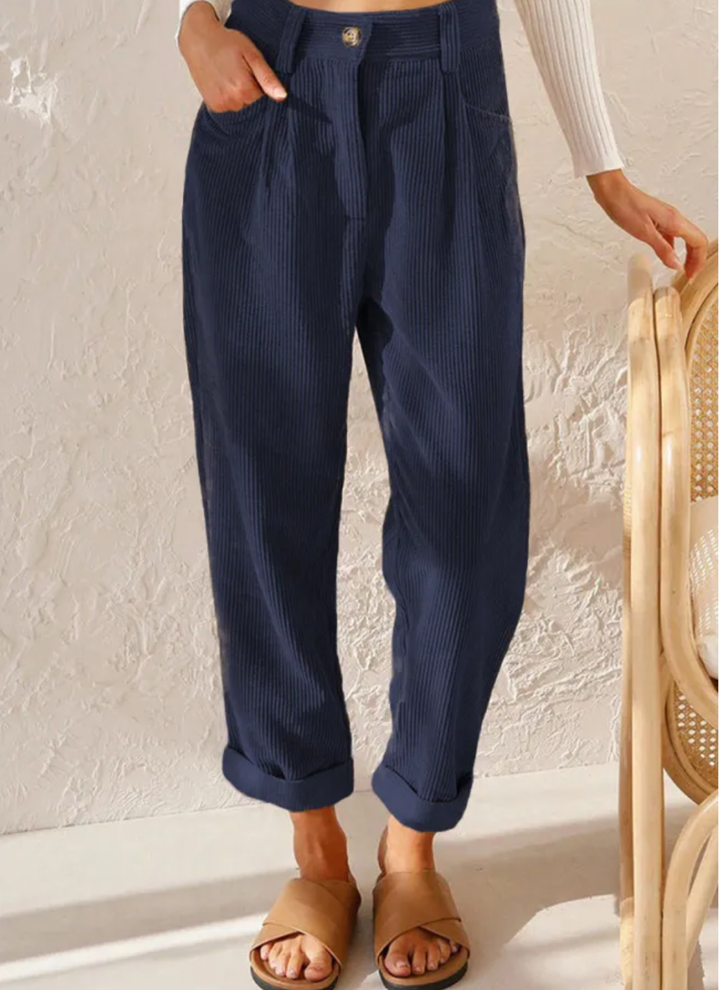 ALINE - Stijlvolle Corduroy Broek