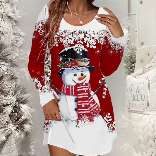 ONDINA Veelzijdige Kerstjurk voor Dames