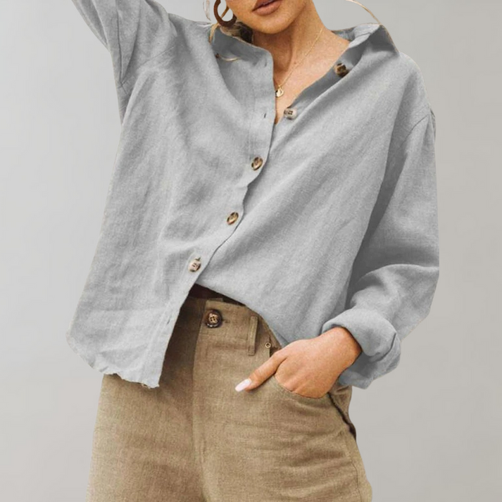 Lia - Casual blouse voor dames - Comfortabel en veelzijdig voor dagelijks gebruik