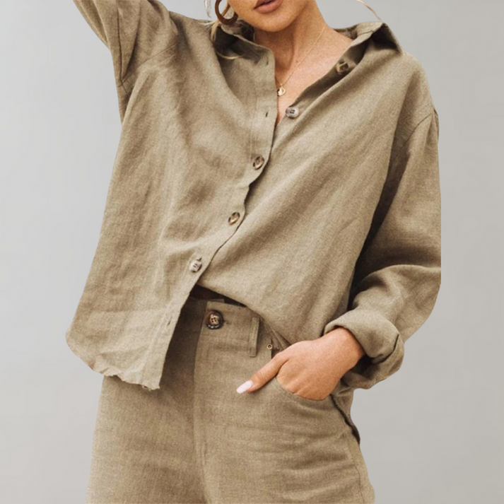 Lia - Casual blouse voor dames - Comfortabel en veelzijdig voor dagelijks gebruik