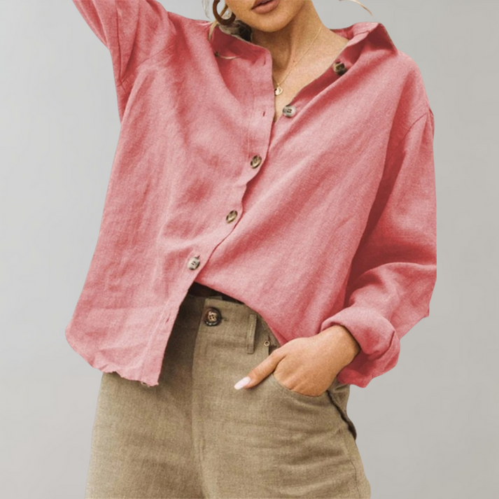 Lia - Casual blouse voor dames - Comfortabel en veelzijdig voor dagelijks gebruik