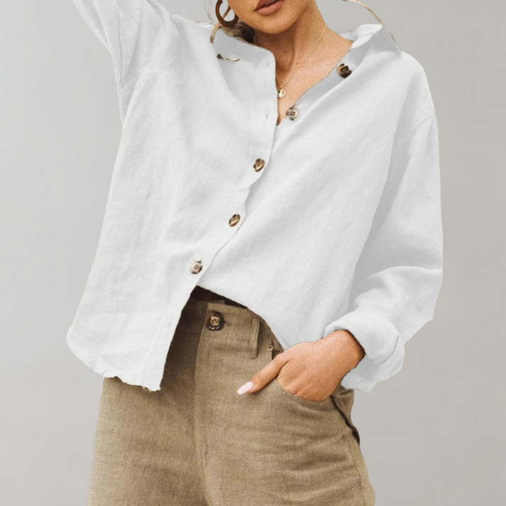 Lia - Casual blouse voor dames - Comfortabel en veelzijdig voor dagelijks gebruik