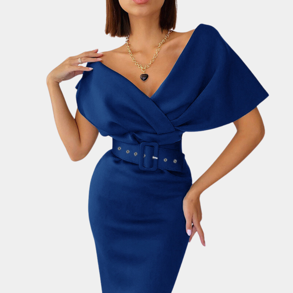 Elegante offshoulder avondjurk voor dames