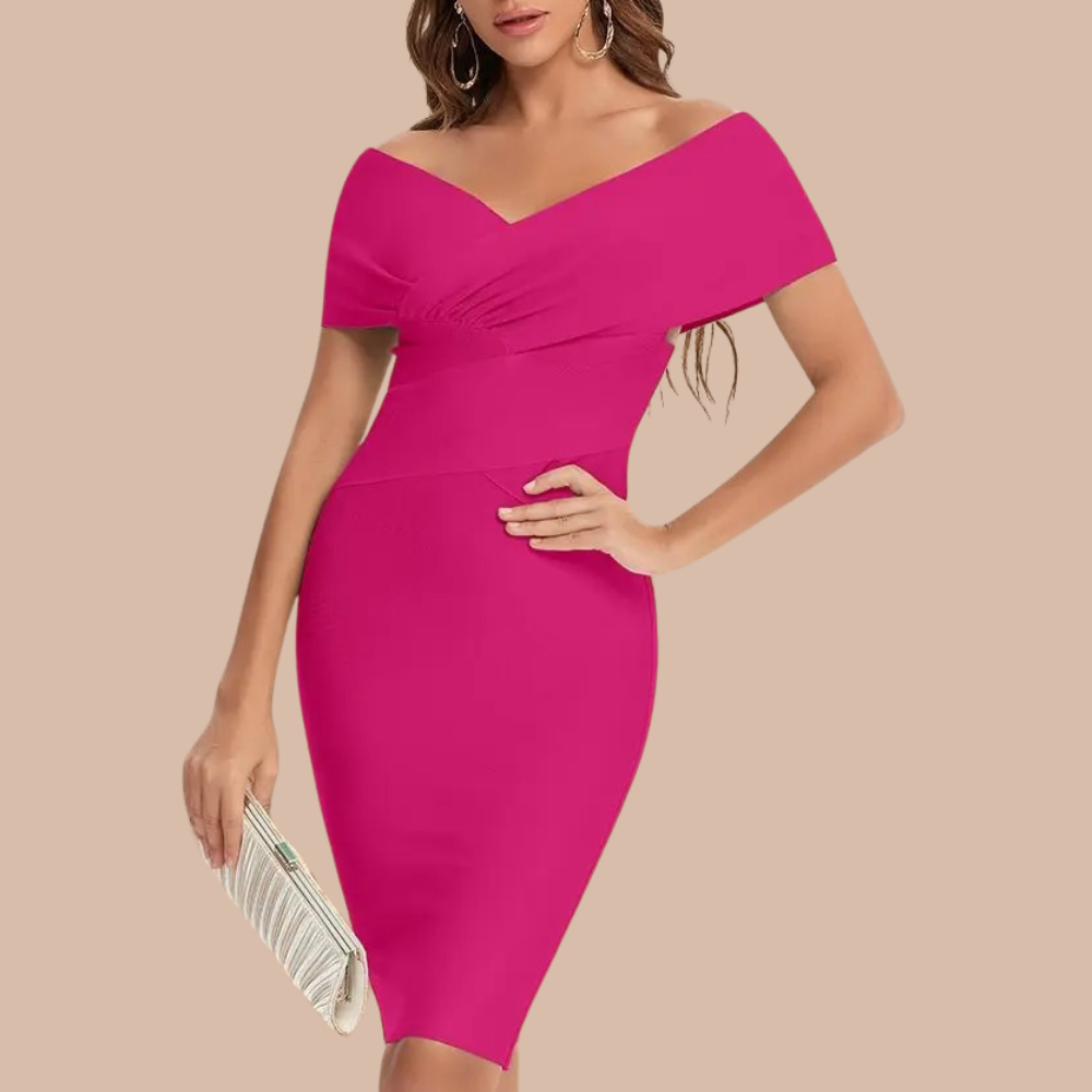 Elegante offshoulder jurk voor dames