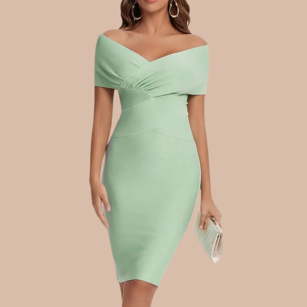 Elegante offshoulder jurk voor dames