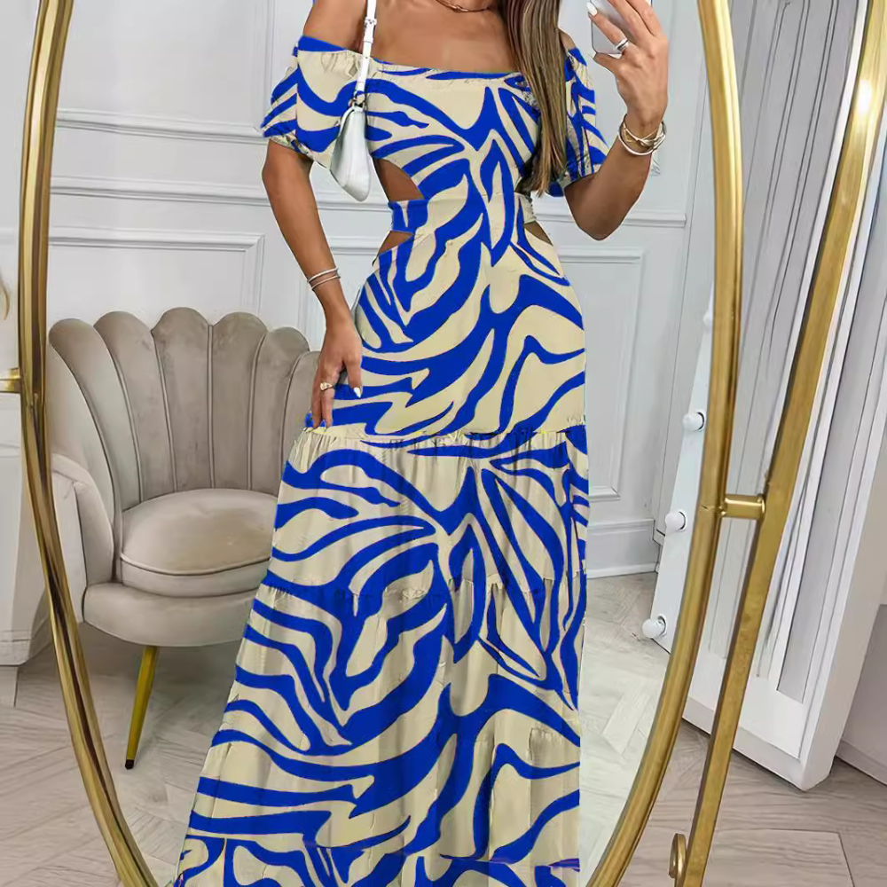 Modieuze offshoulder jurk voor dames